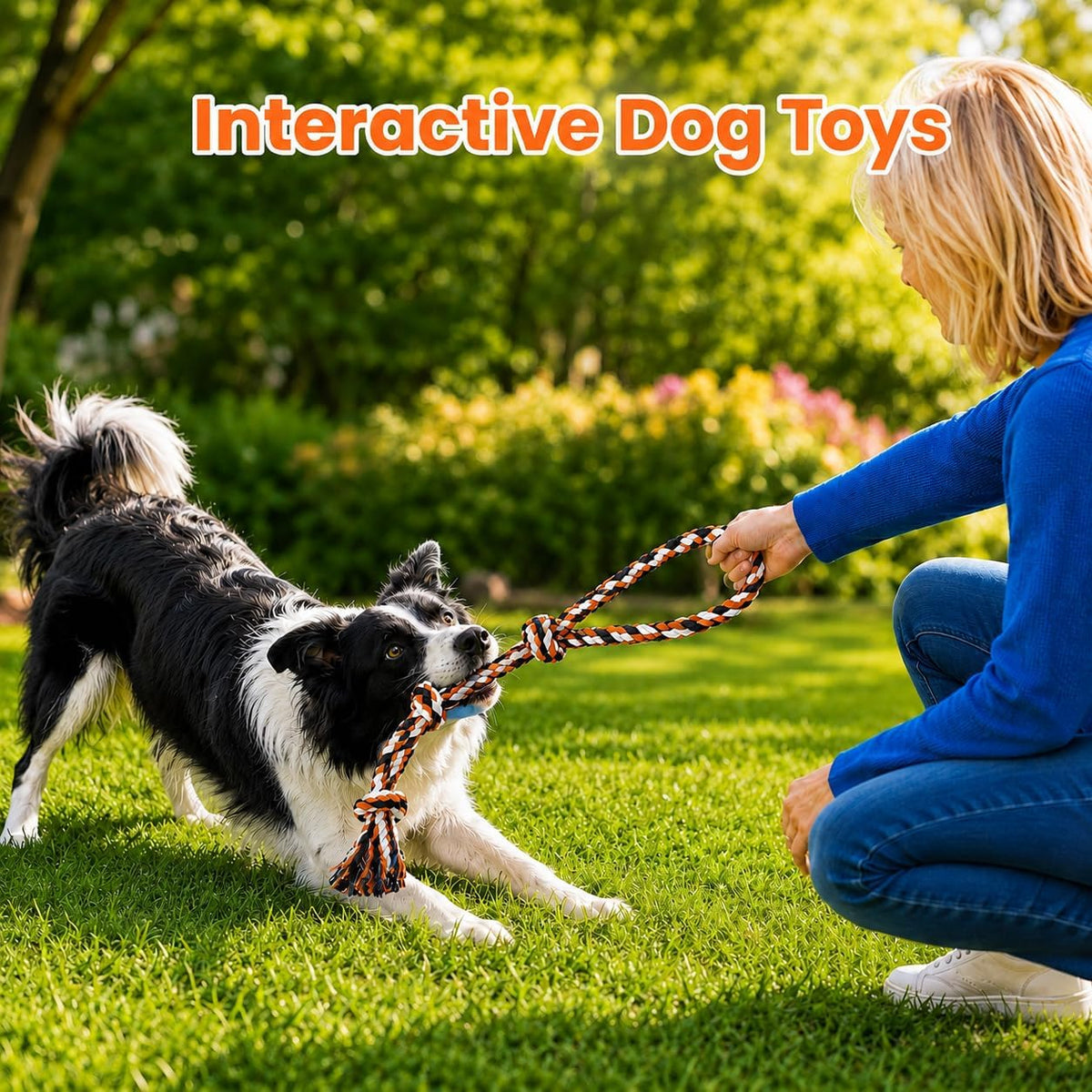 Aitmexcn non toxic pet bundle featuring three distinct knotted chew ropes and two balls.