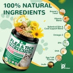 Petrivium flea preventative for cats showing healthy skin and coat benefits