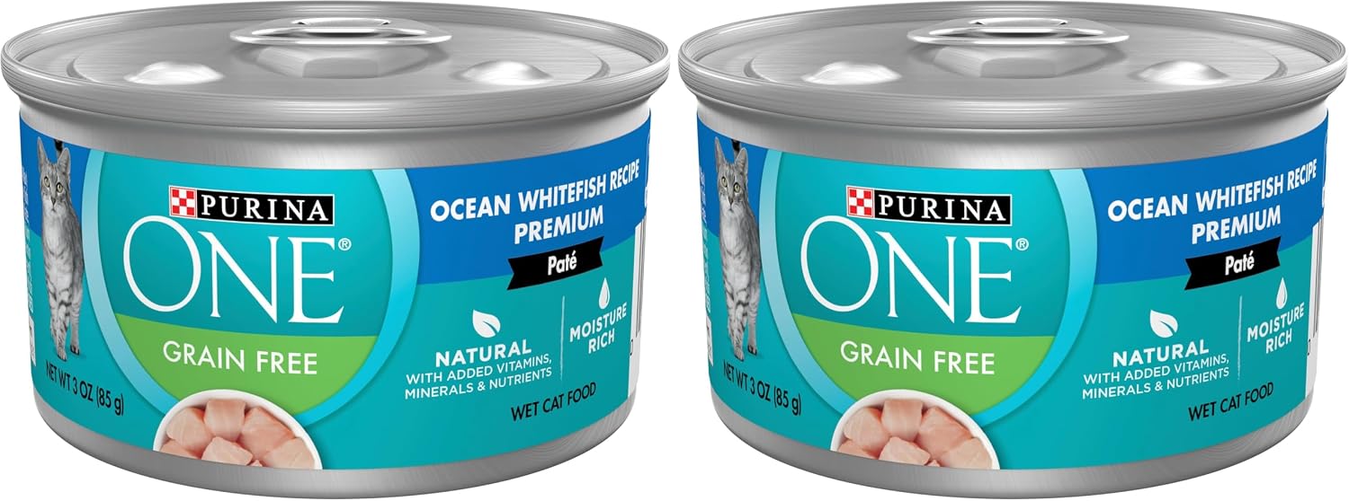 Purina ONE High Protein, Grain Free Pate Wet Cat Food Variety Pack, Grain Free Formula - (Pack of 24) 3 oz. Cans - Image 12