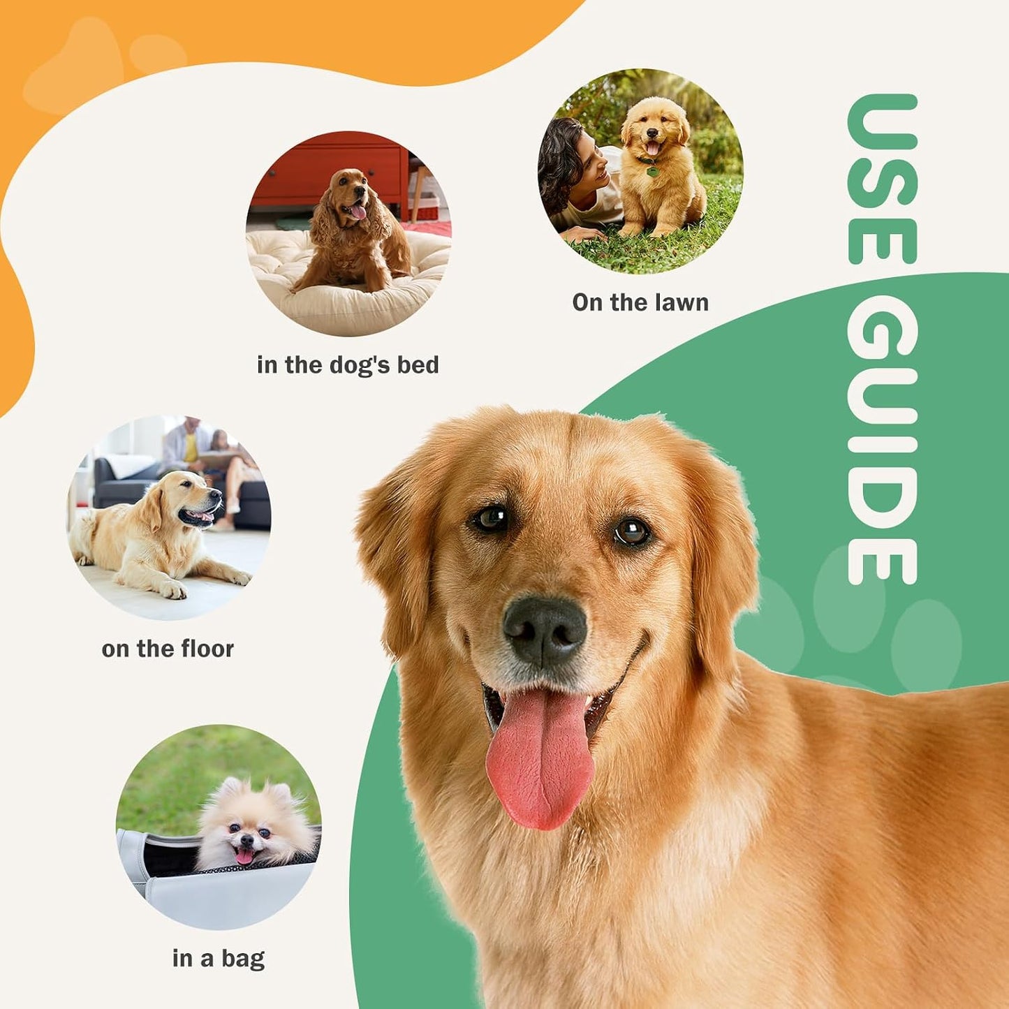 One hundred count pack of imported dog pee pads stack