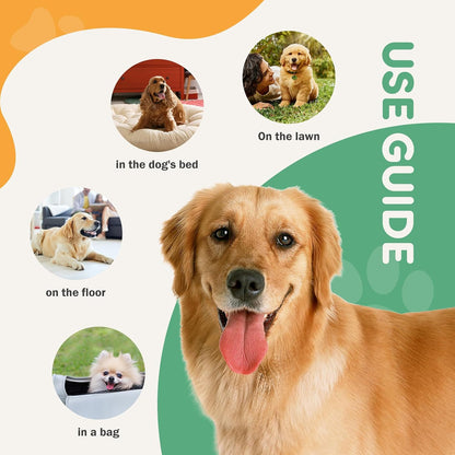 One hundred count pack of imported dog pee pads stack