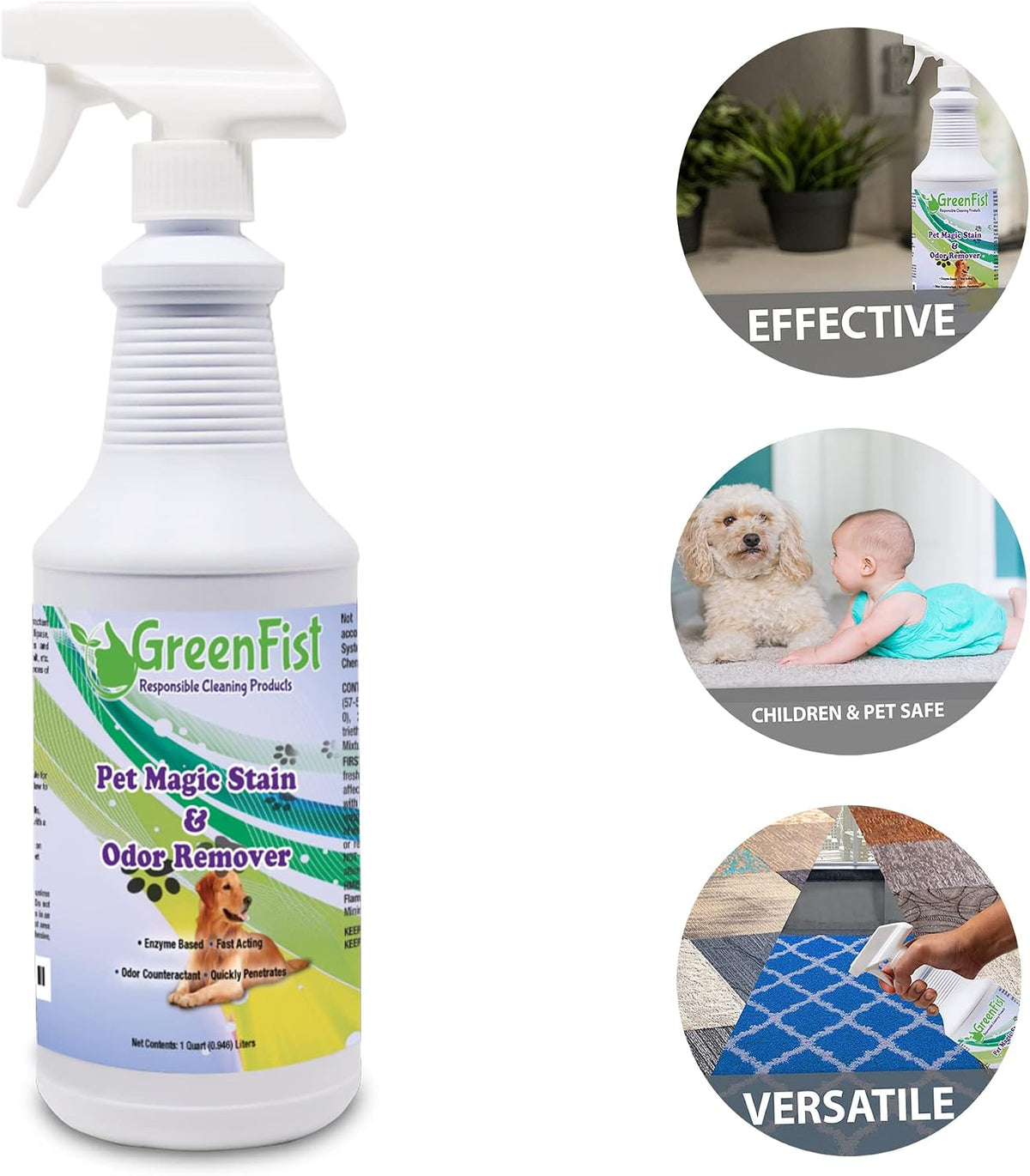 GreenFist enzyme cleaner nozzle and trigger mechanism close up