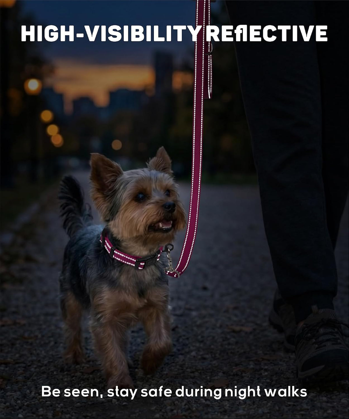 Adjustable slider mechanism on TagME dog collar