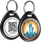 Dog Tags Personalized, QR Code Pet ID Tags for Dog Collar, Online Profile, Scan Location Alerts, Black - Image 11