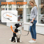 Ergonomic non-slip handle of Petsweet retractable dog leash