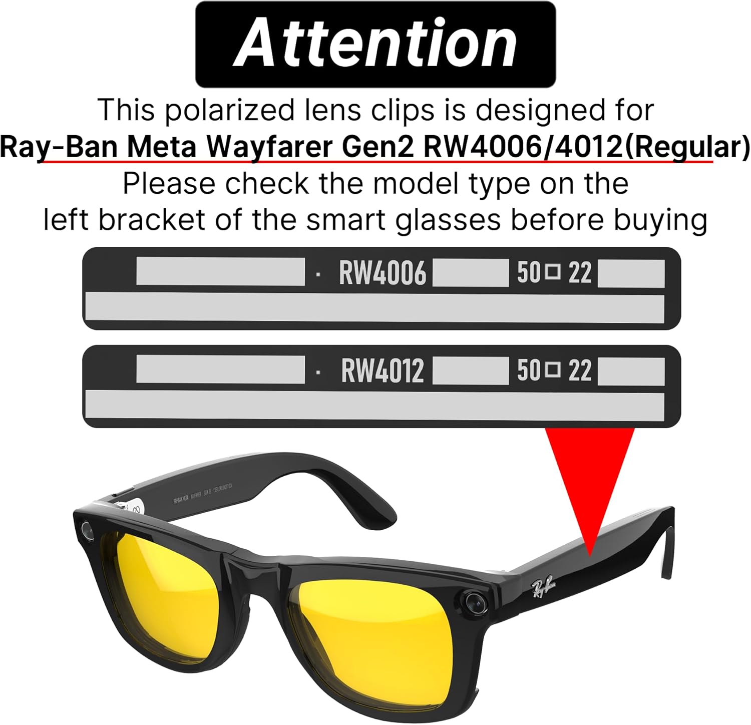 HiBloks two pack discoloration clips attached securely to smart glasses frames for eye protection