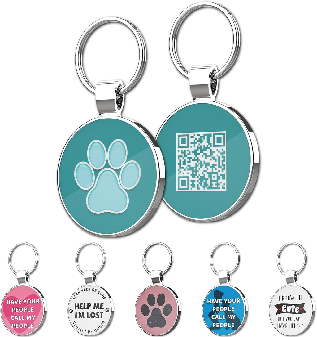 MYLUCKYTAG QR Code Pet ID | Personalized Dog & Cat Collar Tag | Online Profile with Instant Scanned Location Alert Email - Image 14