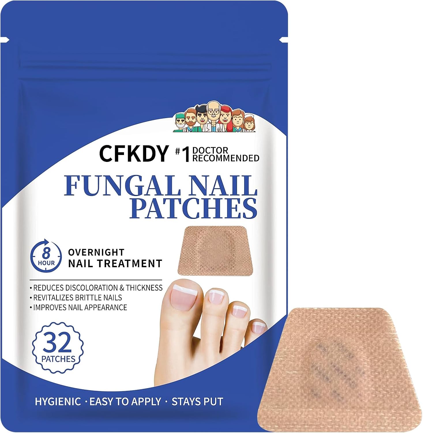 Kitmous Toenail Fungus Treatment Extra Strength front box view for nail repair
