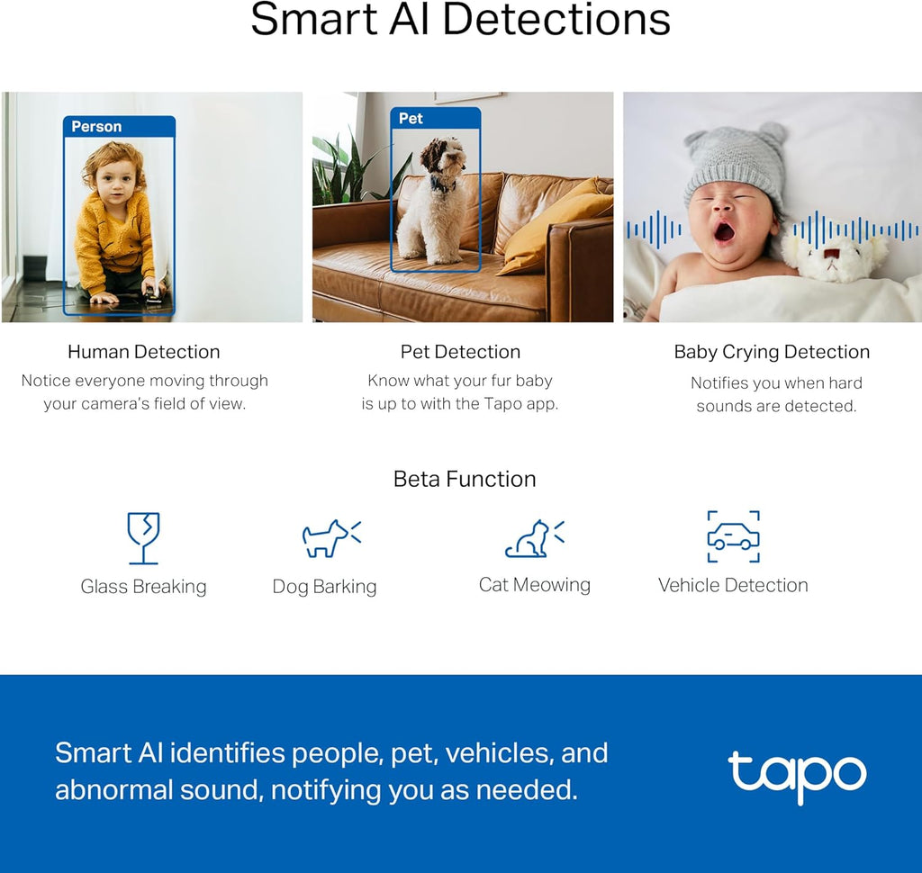 Tp-Link Tapo C220 app interface for motion tracking