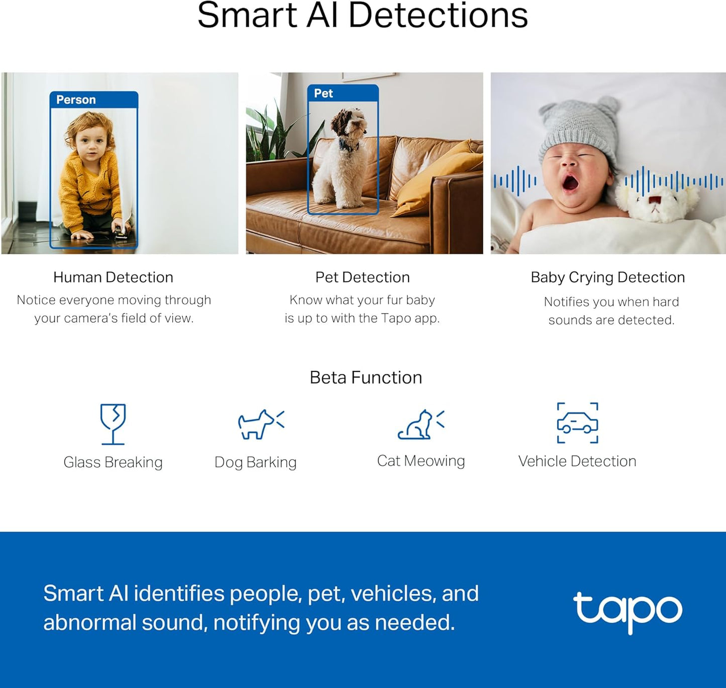Tp-Link Tapo C220 app interface for motion tracking