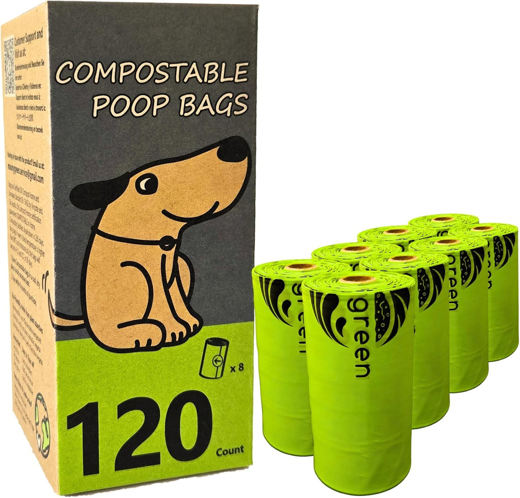 Certified Compostable Dog Poop Bag Rolls, Landfill friendly Doggie Poop Bags, Vegetable-Based, ASTM D6400, Unscented, Extra Thick, Leak Proof, Size 9 x 13 Inches, Refills 240 Counts - Image 9