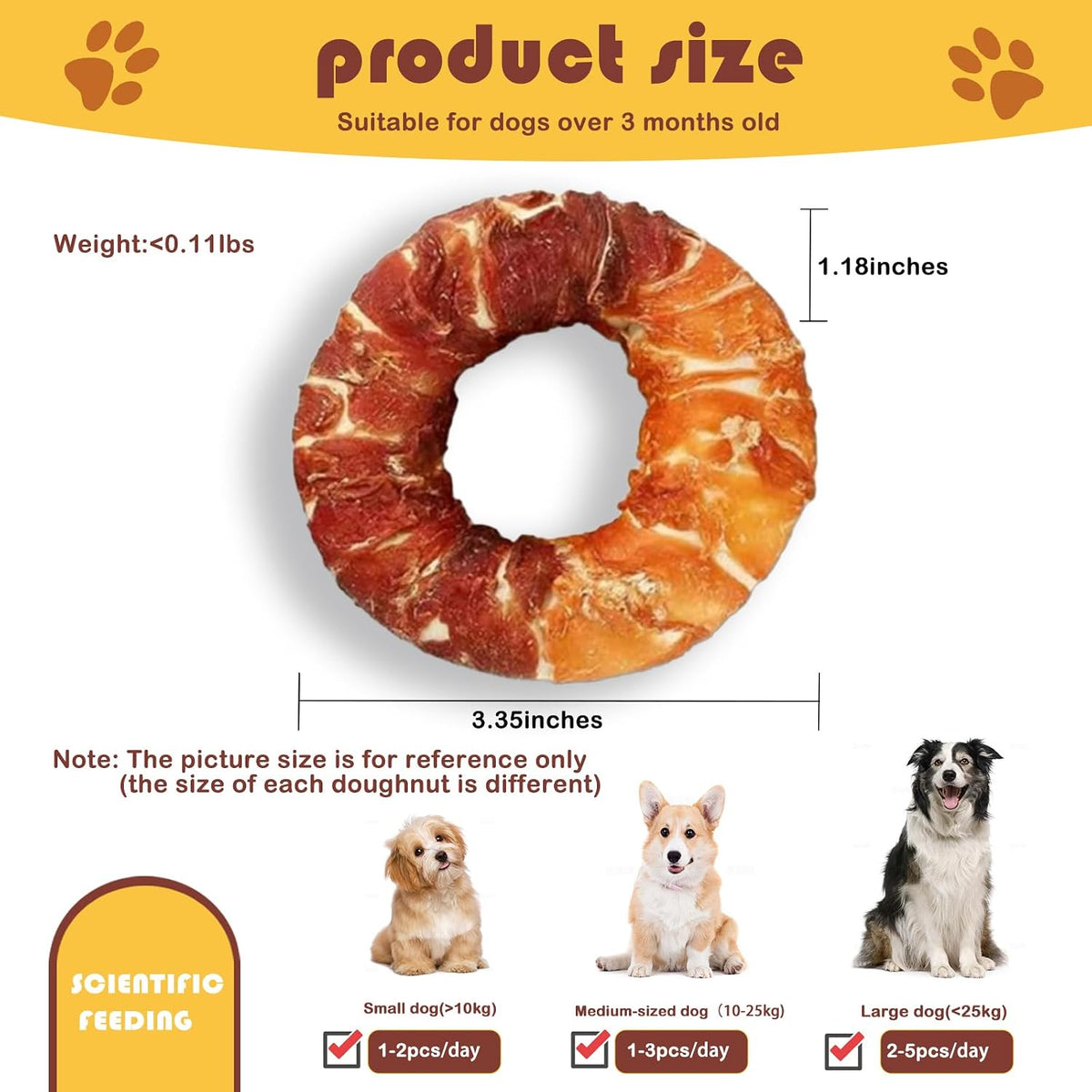 USA imported nutritious dog reward snacks for muscle support and training.