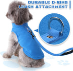 Warm solid pattern pet jacket apparel on a small dog breed