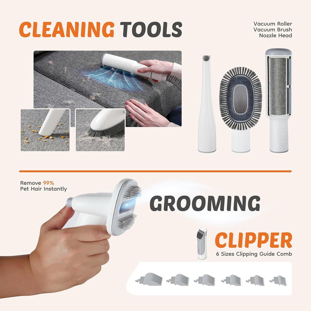 Sweetcrispy multi functional pet grooming station packaging and included accessories overview