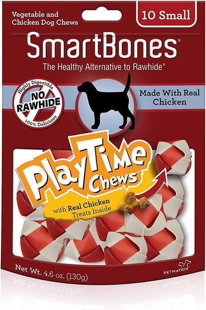 SmartBones imported USA dog chews package back with full ingredients list