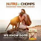 NutriChomps vitamin enriched healthy dog treats back label information
