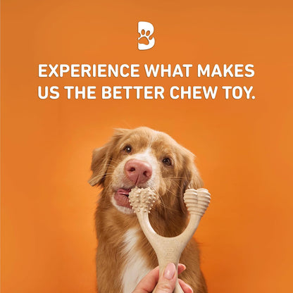 BetterBone sustainable dog toy ergonomic design side view