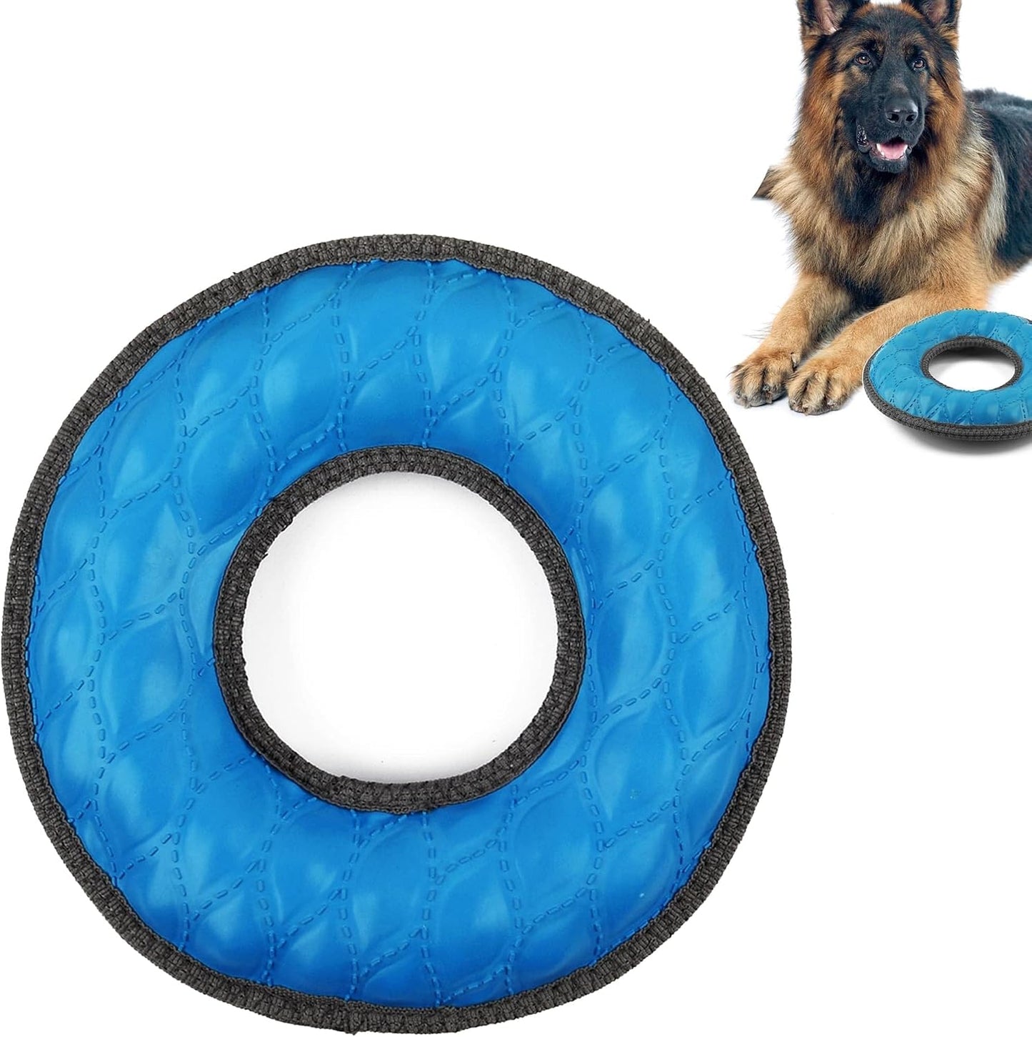 Tuff Pupper SuperChewy natural rubber toy for swimming