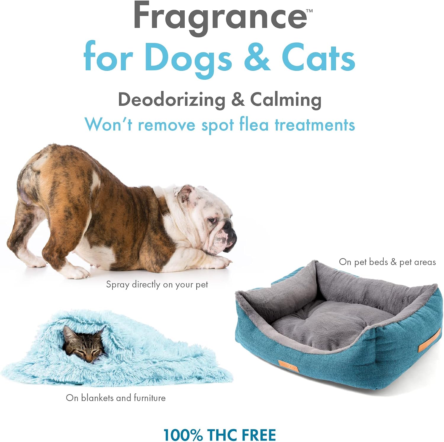 Petkin hemp oil and vanilla fragrance spray for pet grooming