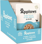 Applaws Natural Wet Cat Food in Broth, Limited and Natural Ingredients, High Protein with No Artificial Additives, Fish Variety Selection in Broth (12 x 2.47oz Pouches) - Image 10