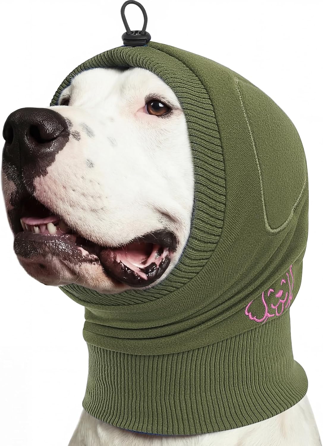 KOESON Adjustable Dog Calming Hoodie, No Shake Ear Wraps for Dogs with Sound-Absorbing Pads, Strechy & Soft Dog Ear Muffs Noise Protecion, Pet Head Covers for Thunder, Firework, Separation, Hematoma - Image 13