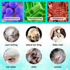 Close up of Fanshi pet ear drops packaging