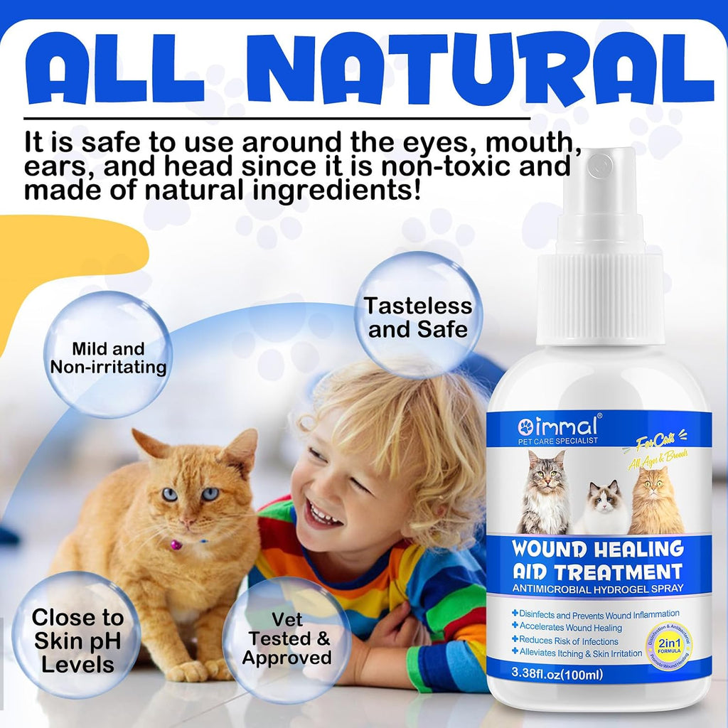 USA imported cat first aid spray for itchy irritated skin