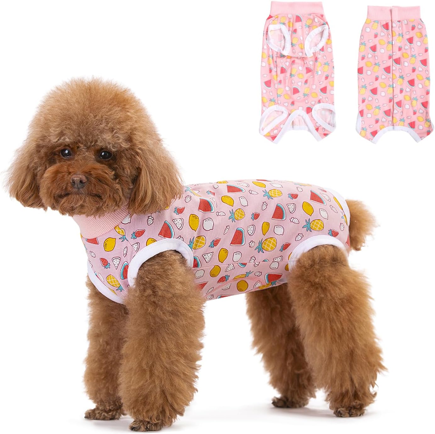 FEimaX Dog Surgery Recovery Suit Female and Male Spay with Pee Hole, Pet Body Suits for Puppy After Spayed, Neuter Surgical Onesie for Small and Medium Dogs Cats, Alternative Bandages E-Collar & Cone - Image 9