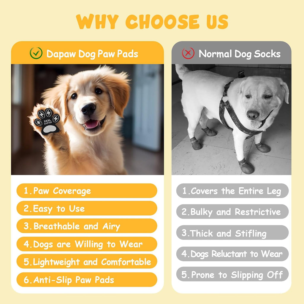 Dapaw dog paw protector pads breathable material