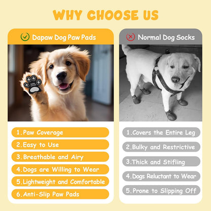 Dapaw dog paw protector pads breathable material