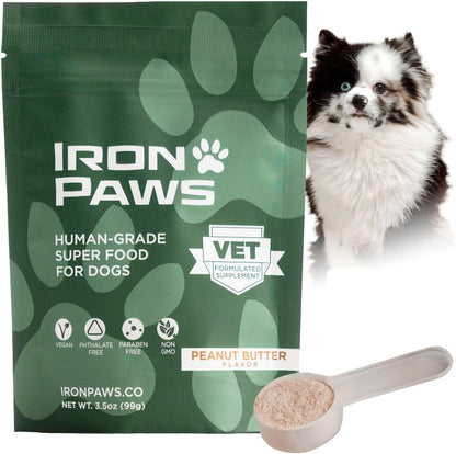 Human-Grade Superfood For Dogs, Premium Greens Powder Supplement For Dental Health, Longevity, Hip & Joint, Gut Health, Allergies, Immune Support, Skin & Coat - 3.5 oz Nutrient Dense Formula - Image 9
