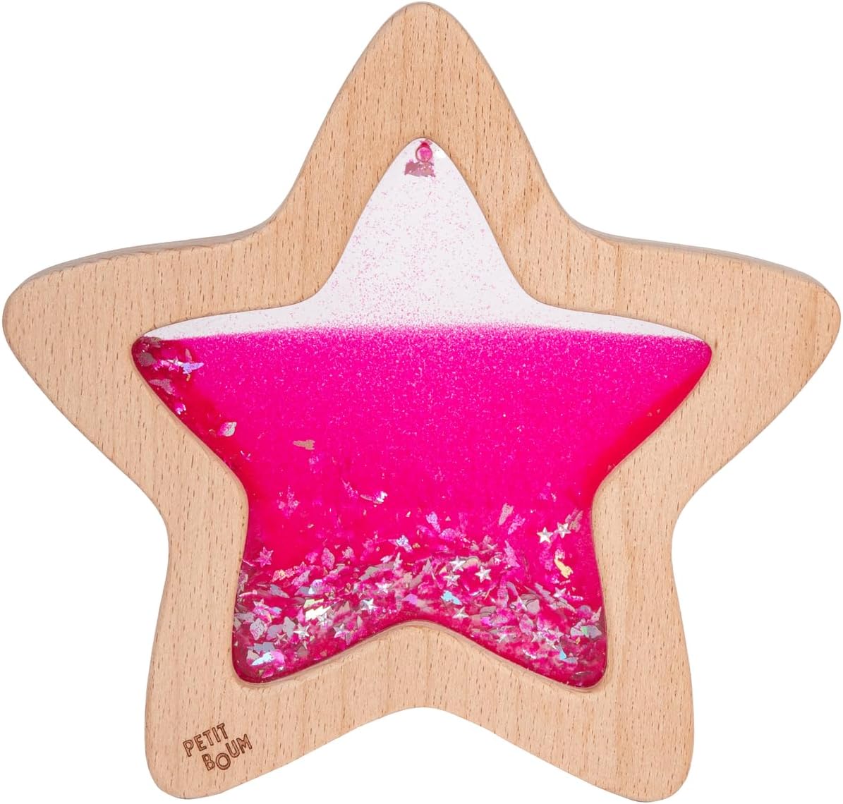 Petit Boum Flow Star Nebula Sensory Star front view pink design