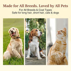 Hydrating pet fur oil spray by Oivolii for restoring shine to dry cat and dog coats.
