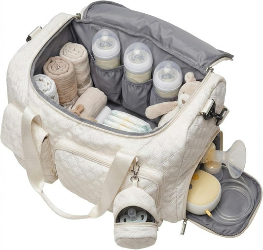 Coowarmbutb extra large diaper tote bag front view