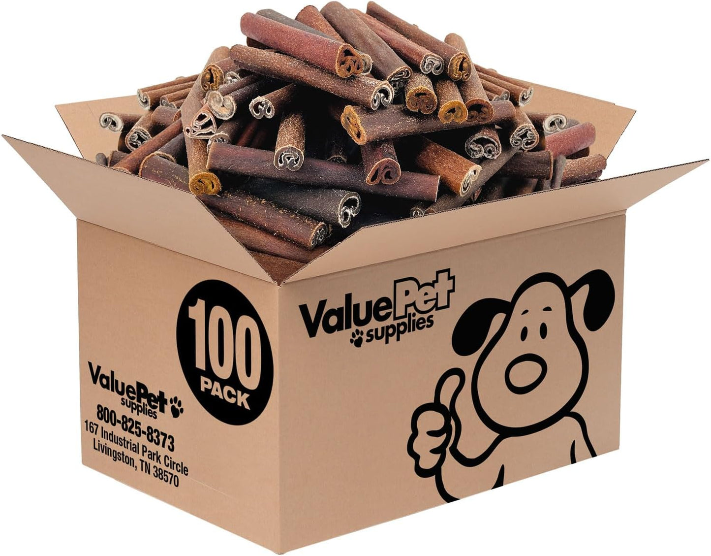 ValueBull Collagen Sticks for Dogs, 6 Inch Medium Chews, Natural Long-Lasting Dog Treats, 100 Count Bulk Pack - Supports Joints, Skin & Coat with Chondroitin & Glucosamine - Image 11