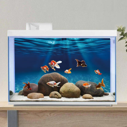 AWERT vinyl underwater poster texture view highlighting the durable non-glare matte finish.
