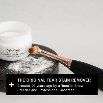 Authentic Eye Envy starter pack for dog eye crust and discoloration treatment.