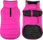Petglad Dog Winter Coat, Waterproof Dog Jacket with Leash Hole, Reflective Adjustable Pet Snow Vest, Warm Fleece Sweater for Small Medium Large Dogs - Red, XS - Image 10