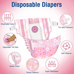 Fur safe adjustable fastener tapes on small dog diaper close up