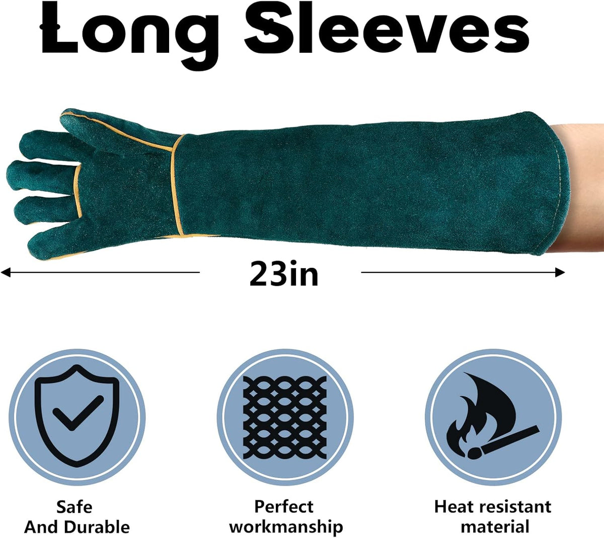 Collapsible stainless steel snake hook extended for use