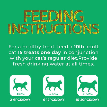 Just Try feline snacks 13.4 ounce value pack for hairball control.