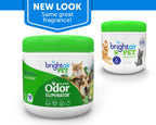 Bright Air pet odor eliminator gel jar for home freshness