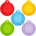 Yuezhouyb 5 pack pet food can lids front view