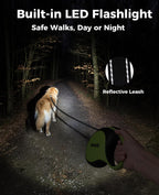 Pecute leash one-button brake and lock mechanism