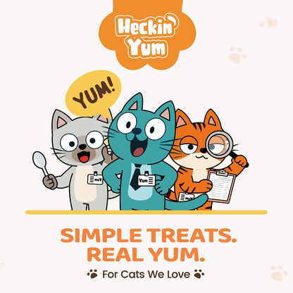 Premium USA imported single ingredient cat treats on a clean solid background.