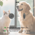 Detailed ingredient and benefit label on Unosuich pet supplement