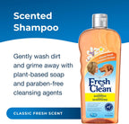 PetAg Fresh N Clean dog shampoo back label and ingredients view