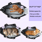 Ownpets pet tote showing ventilation mesh panel