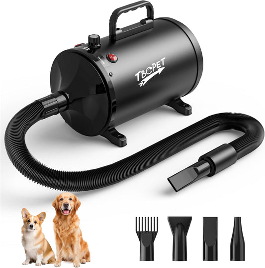 TBC Pet high velocity dog hair dryer front view