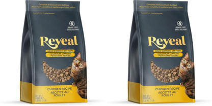Reveal Chicken Recipe Adult Dry Cat Food 7 lb Bag, Protein, Grain Free, Complete & Balanced with Added Vitamins & Minerals, Cat Food, No Artificial Additives (7 Pound Bag) - Image 11